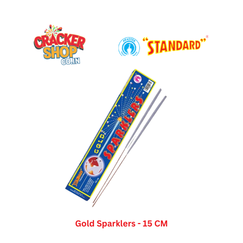 Gold Sparklers - 15 CM